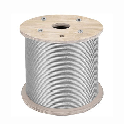 kopen T316 Kabelbalustrade 500 ft roestvrijstalen touw 1/8 inch Stranded 1x19 Draadtouw Koudkopstaal 16.7 lbs / 7.58 kg online manufacture