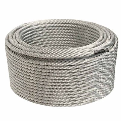 Goede prijs. Hoogsterkte gegalvaniseerd staaldraad touw 6X24 7FC met treksterkte 1570MPa 2160MPa online
