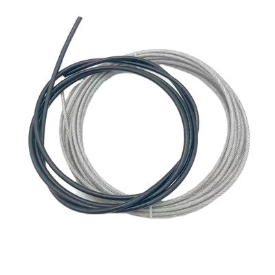 kopen Roestvrij staal of gegalvaniseerd 1-16 mm PVC/NYLON/PU bekleed staaldraad met standaard AiSi online manufacture