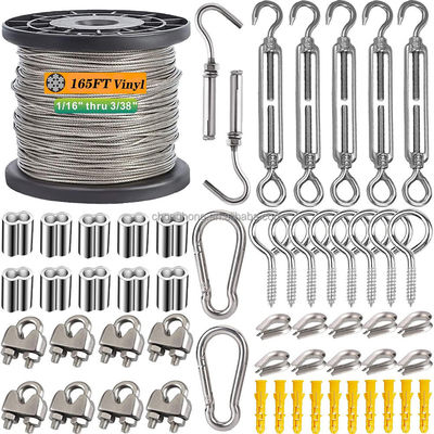 kopen Roestvrijstalen draad touw kit 1/16 