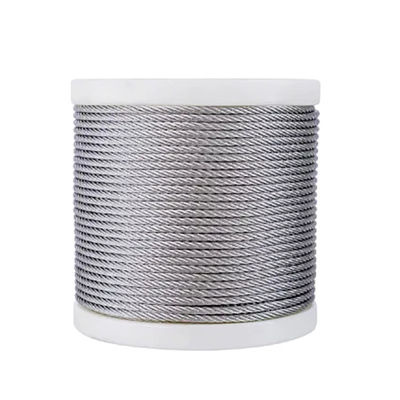 kopen Hoge sterkte niet-gelegeerd roestvrijstalen draad touw 8mm 9mm 10mm 6X12 7FC 6X24 FC 6X19 FC 6X37 FC voor lier online manufacture