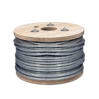 kopen 10 mm 7X19 AISI 304 roestvrij staal Hot DIP gegalvaniseerd vliegtuigkabel Stalen draad touw met ±1% Tolerantie online manufacture