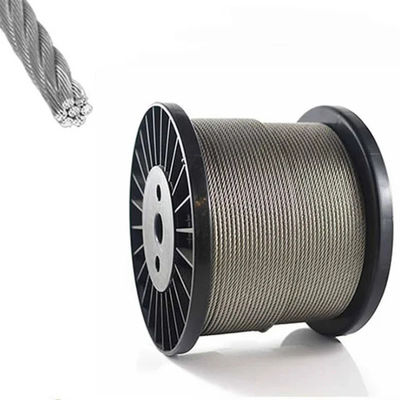 kopen 1000ft lengte hoge sterkte 304 316 roestvrij staal draad touw staal kabel kwaliteit karton staal online manufacture