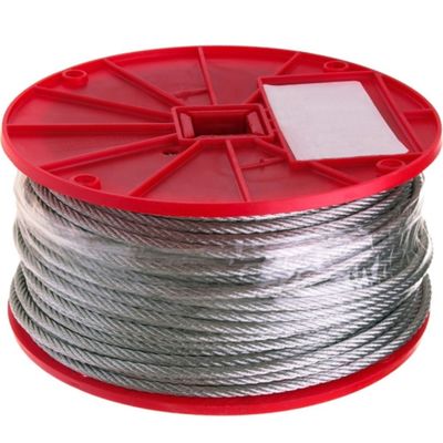 Goede prijs. 7x19 Mil-Sepc-DTL-83420 gegalvaniseerde vliegtuigkabel Stalen kabel touw draden 1/4
