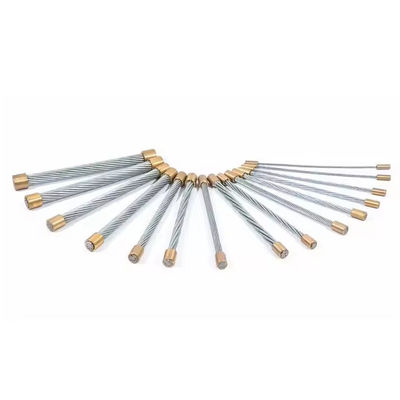 Goede prijs. 6X7 FC 7X7 gegalvaniseerd hoogkoolstofstaaldraad staalstreng ASTM-standaard en stevig voor touwtoepassing online