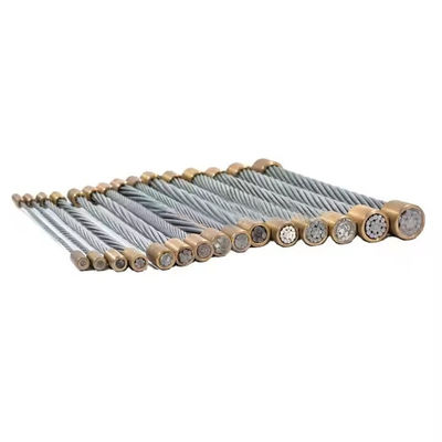 kopen 1x7 1x19 gegalvaniseerd met zink bekleed staaldraad met ±1% tolerantie en koolstofstaalmateriaal online manufacture