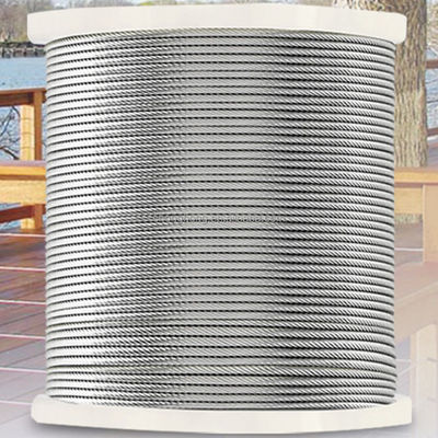 kopen Erosiebestendige T316 3 16 Vliegtuigkabel 1000FT SS 1x19 7x7 7x19 Regenbestendig online manufacture