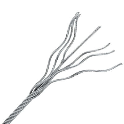 Roestvrij staaldraad 304 roestvrijstalen kabel voor het bundelen van buiten 7X19