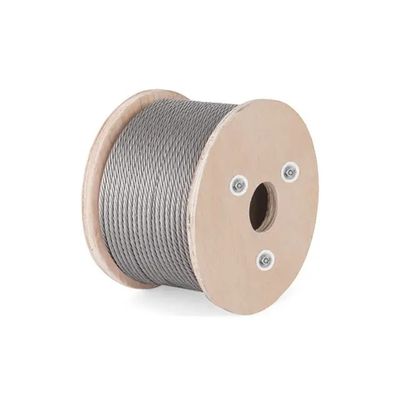 kopen Si Inhoud % 1.0 AISI304 AISI316 7x19 Stalen kabeltouwen Inoxkabel 2 mm tot 12 mm ss304 ss316 Maritiem roestvrijstalen draadtouw online manufacture