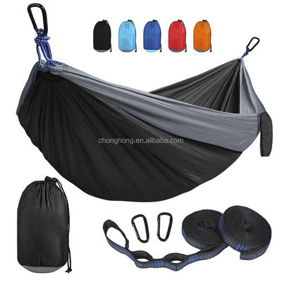 Goede prijs. Outdoor Backpacking Overleving of reizen Single & Double Parachute Hangmatten/camping Hangmat online