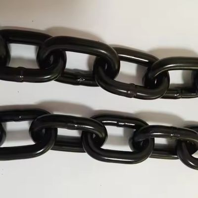 kopen G80 Zwarte 6 mm roestvrije ophefketen 8 mm rollenketen van gelast ijzer online manufacture