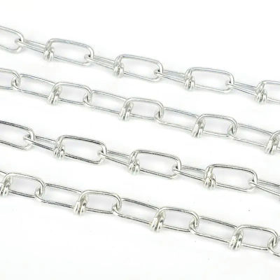 Zware roestvrijstalen korte schakelketting voor decoratie en sleepkettingfunctie