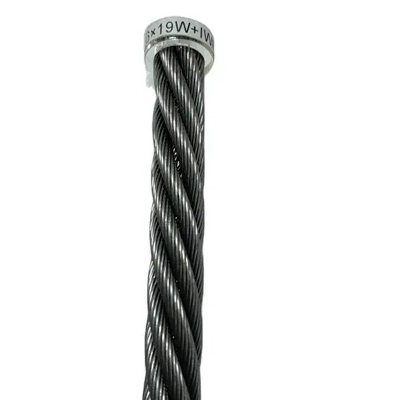 Goede prijs. 6x19W+FC Vezelkern Ongalvaniseerd Staalkabel met 1570-1960MPa Treksterkte voor Zware Toepassingen online