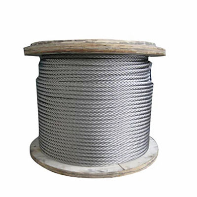 Goede prijs. 6x7FC Construction Stainless Steel 316 Wire Rope with 1770MPA Tensile Strength and Electro Galvanized Surface online