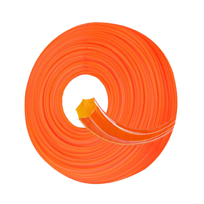 Goede prijs. Oranje Kleur Voorgesneden Tuinborstel Trimmer Lijn Hexagonale Nylon Gras Trimmer Lijn online