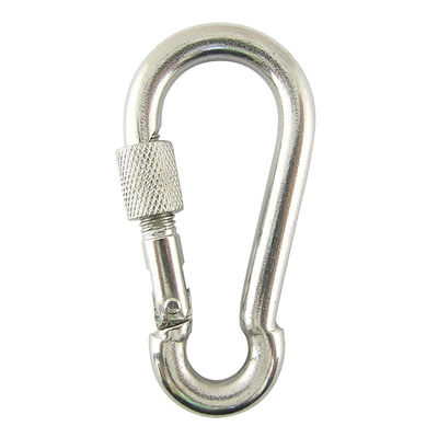 Goede prijs. Professionele POLEN Finish roestvrijstalen veer Snap Hook met schroef slot oogvorm online