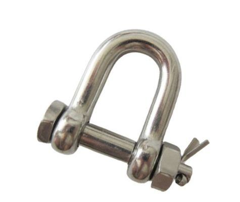 Goede prijs. Gepolijste afwerking OEM 304 316 roestvrij staal US Bolt Type Chain Shackle D Shackle online
