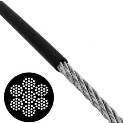 Goede prijs. 7x19 Gym Fitness Steel Cable Tpu Coated Flexible Steel Wire Rope online