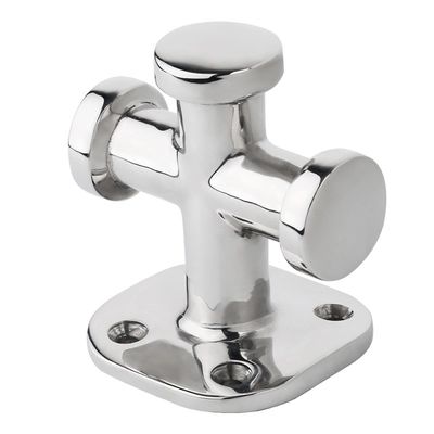 Goede prijs. Spiegel gepolijst AISI316 roestvrij staal kruis bollard Marine hardware mast cleat voor boten online