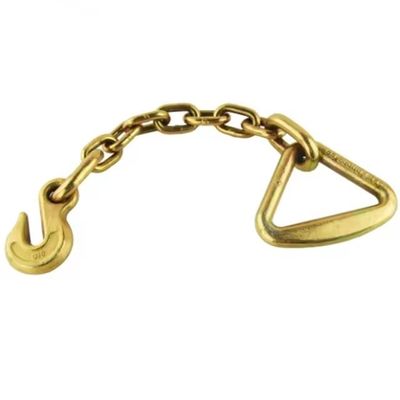 Goede prijs. 2t werklastlimiet ratchetlastbinder met standaard G70 ketting driehoekige ring en haak online