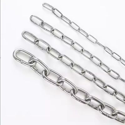 Goede prijs. Plain Finish Steel Link Chain SS304 Din763 roestvrij staal keten link 2t werklastlimiet online