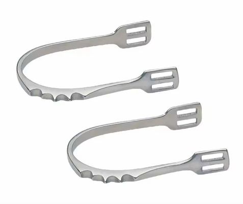 Goede prijs. Gepolijste afwerking van roestvrij staal Western Horse Riding Spurs voor Western Comb Harness online