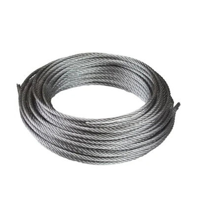Goede prijs. Niet-gecoate 500ft lengte 500ft 6x19-WSC 7x19 gegalvaniseerde ongalvaniseerde stalen kabel online