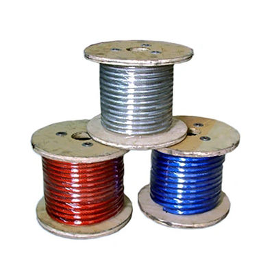 Goede prijs. 6X7 FC/IWS 1/32'' 3/64' 1/16' 3/32' 1/8' 5/32' 3/16' 1/4' 5/16' PVC/PP/PE/PA bekleed staaldraad online