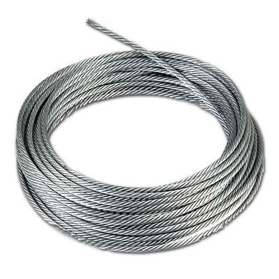 Goede prijs. 6x26 iwrc/6*26 Compact geslingerd gegalvaniseerd staaldraad touw 1'' 7/8'' voor staal online