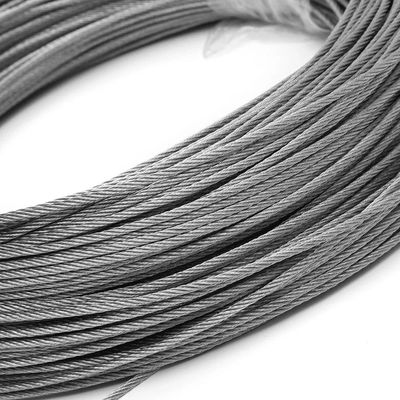 Goede prijs. 6.3mm 6X19 S Seale 1770 MPa gegalvaniseerde lift governor kabel staaldraad touw online