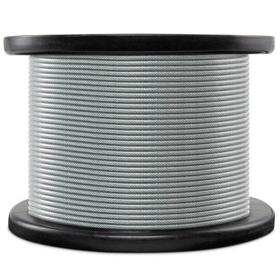 Goede prijs. 7x7 Draadtouw Gegalvaniseerd staaldraadtouw 3/32 PVC bedekt met 3/16 voor kraan en tillen online