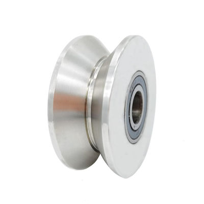 V-vormige groefwiel roerende deur van roestvrij staal rolwiel schuifdeurwiel zware katrol