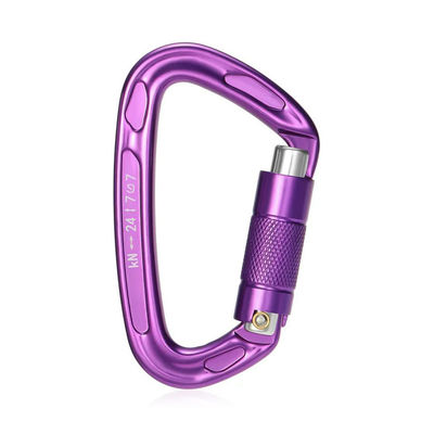 Goede prijs. 24KN zware auto-vergrendeling Klim Carabiner Clips Twist Lock voor avontuurlijke sporten online