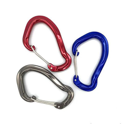 Goede prijs. 12KN Aluminium Snap Hook Essentiële gereedschap voor buitenliefhebbers Aluminium Carabiner online