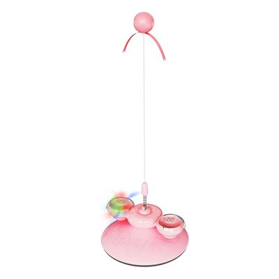 Goede prijs. Twist And Bounce Donut Cat Toy - Premium Catnip And Flashing Ball Spel Set online