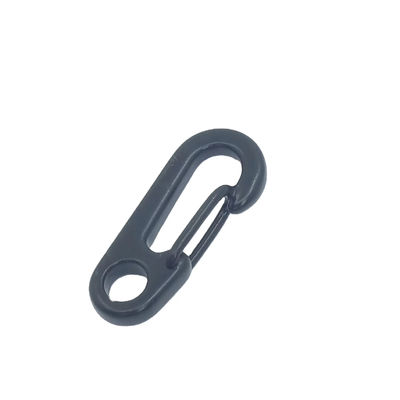 Goede prijs. Zwarte Mini Carabiner Sleutelhanger Sleutelring Clips Snap Hook EDC Hardware online