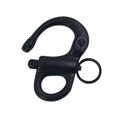 Goede prijs. Zwart roestvrij staal vast oogknop voor Paracord-armband online