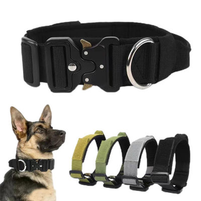 Goede prijs. Premium duurzame en comfortabele tactische kraag voor grote honden - verstelbaar, ademend en reflecterend voor ultieme veiligheid online