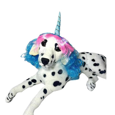 Goede prijs. Kleurrijke regenboog huisdier pruik voor katten en honden levendige verstelbare duurzame ideaal voor feesten fotoshoots online