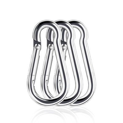 Gepolijste afwerking van roestvrij staal 304 rigging carabiner snaphooks DIN5299c springhook