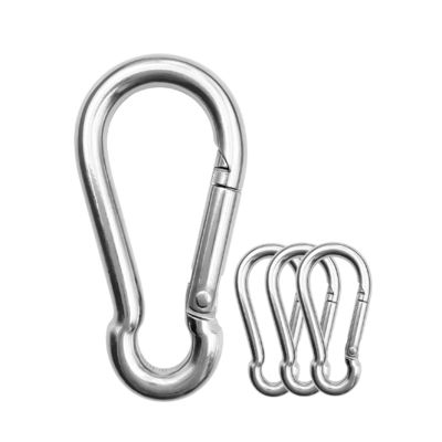 Goede prijs. Gepolijste afwerking roestvrij staal karabiner snap spring hook clip met OEM acceptatie online