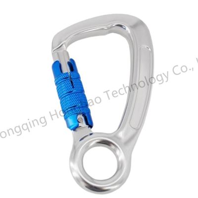 Goede prijs. Buitengereedschap luchtvaart Aluminium 30KN Veiligheidsslot Haak Klimhardware D Ring voor gereedschap online