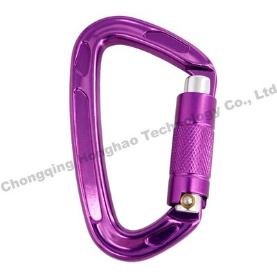 Goede prijs. 22KN D-vorm Auto Lock Hoogsterkte Aluminiumlegering Klimveiligheid Carabiner Hardware online