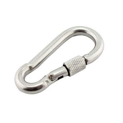 Goede prijs. Gepolijste afwerking Spring Buckle Aluminium Carabiner Klimhak Hardware met schroef online