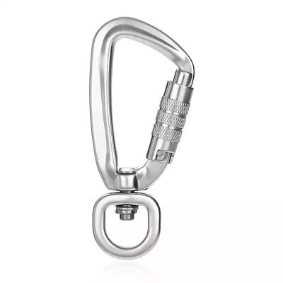 Goede prijs. 4KN Aviation Aluminium Self Swivel Rock Climbing Carabiner voor zware industrie Snap Hook online