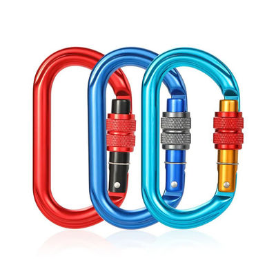 Goede prijs. 25KN Zware industrie Aluminium Ronde vorm Klim Snap Hook Customized logo en kleur online