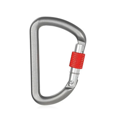 Goede prijs. Aluminium D-vormige veer-snap-hook klimcarabiner voor meerdoelige activiteiten online