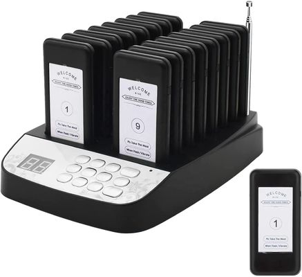 Goede prijs. 800 meter draadloos afstand ABS-plastic paging systeem voor gestroomlijnde restaurantoperaties online