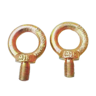 Goede prijs. Druppel gesmeed staal geel zink JIS 1168 Heavy Duty Lifting Eye Bolt Customized Eye Bolts online