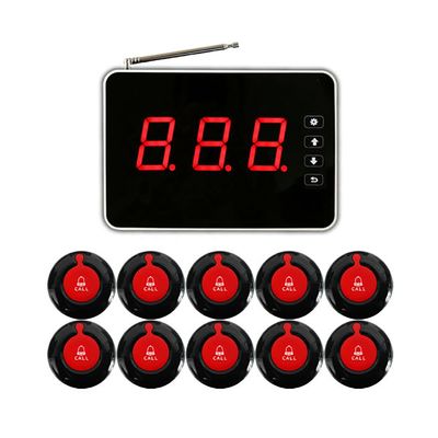 Goede prijs. ABS Plastic Wireless Waiter Guest Pager Service System met 300-500m bereik online